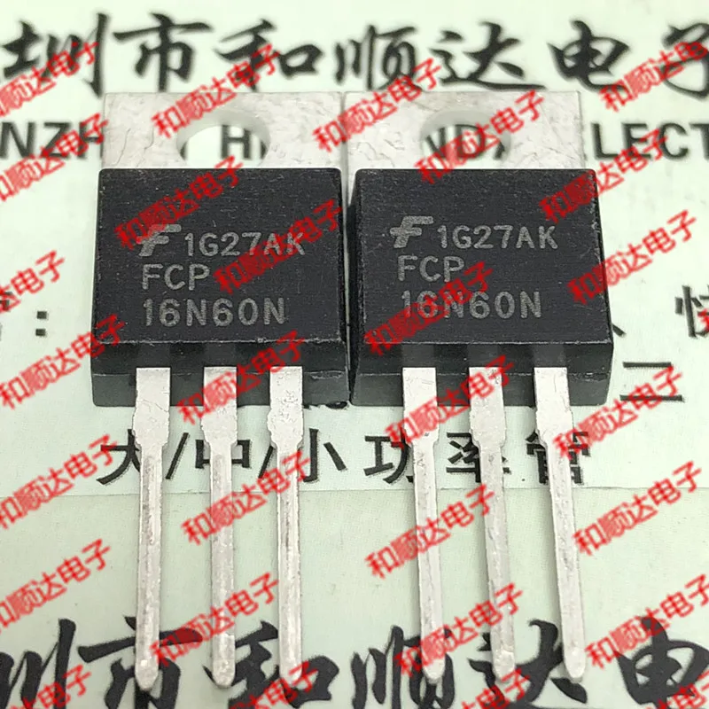 /5 предметов в лоте, FCP16N60N-220 600V 16A