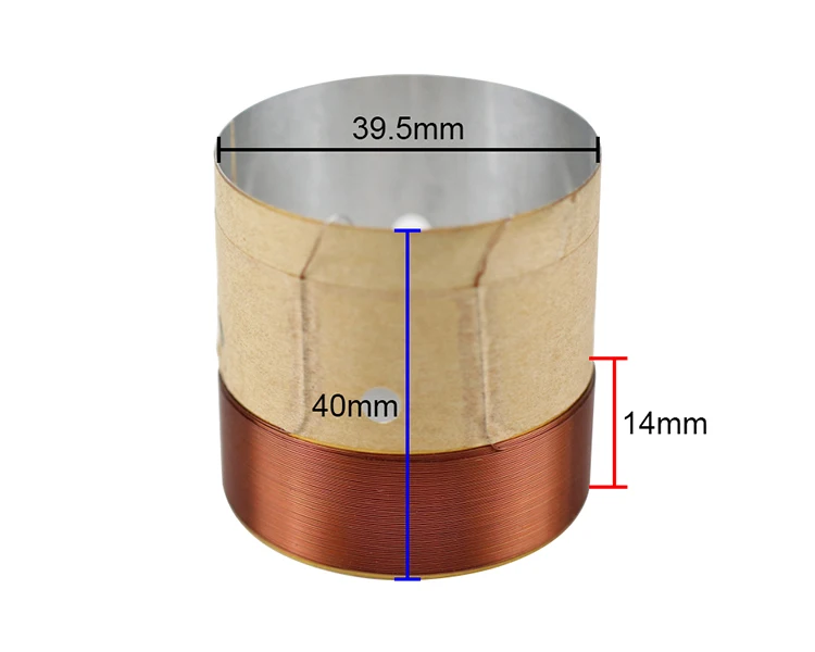 shevchenko baixo bobina de voz ohm alumínio camadas de cobre fio bobina reparação núcleo woofer peças pces