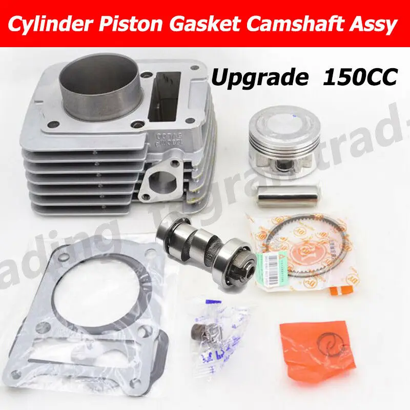 

NEW High Quality Cylinder Camshaft Kit 57.4mm Big Bore for Yamaha YBR125 Upgrade to 150cc Modified Engine Increase Power