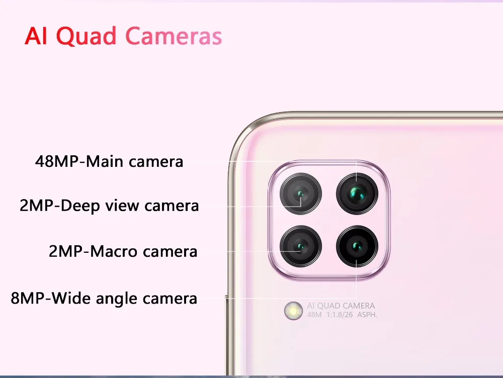 DHL Быстрая HuaWei Nova 6 SE мобильный телефон Kirin 810 Android 10,0 6," ips 2310X1080 8 Гб ram 128B rom МП отпечаток пальца