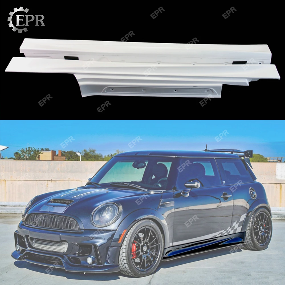 FRP боковая юбка отделка для F56 Mini Cooper S DAG style Ver 2,1 стекло волокно боковая юбка комплект для тела тюнинг для мини F56 гоночная часть