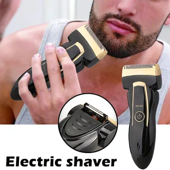 

Men Washable Rechargeable Electric Shaver Multifunction Shaver Double Reciprocating Shaver Mustache Beard Trimmer Clipper eu
