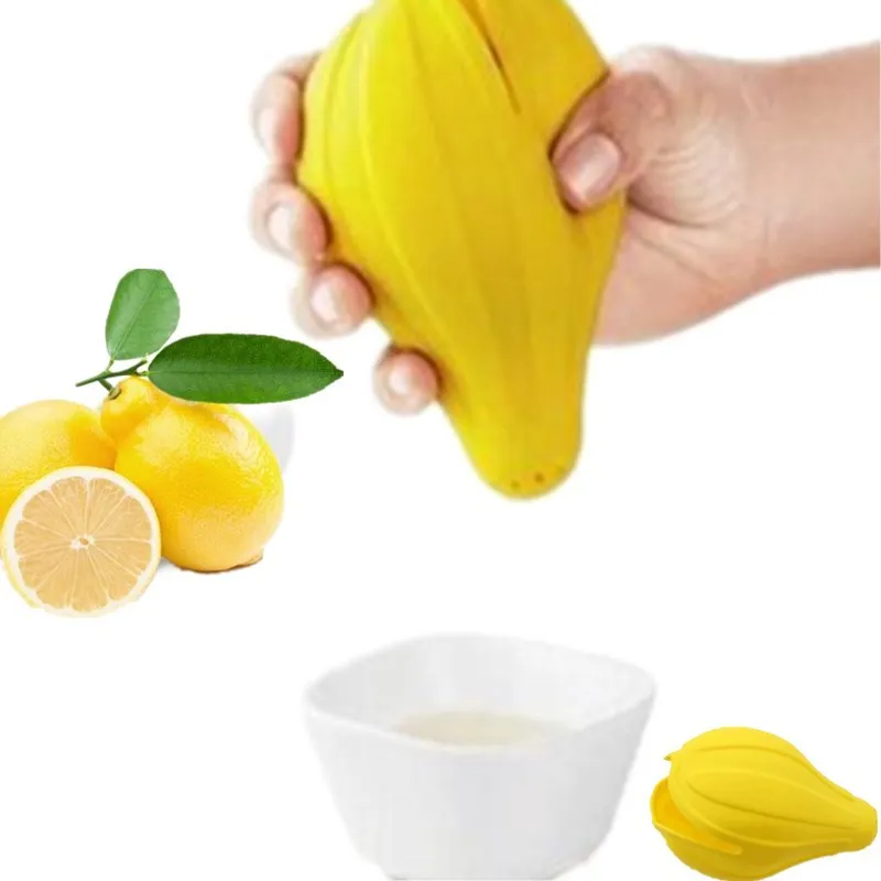 

Lemon Orange Manual Squeezer Silicone Durable Mini Hand- pulled Citrus Tomato Juicer Essential Creative C Ktchen Tools