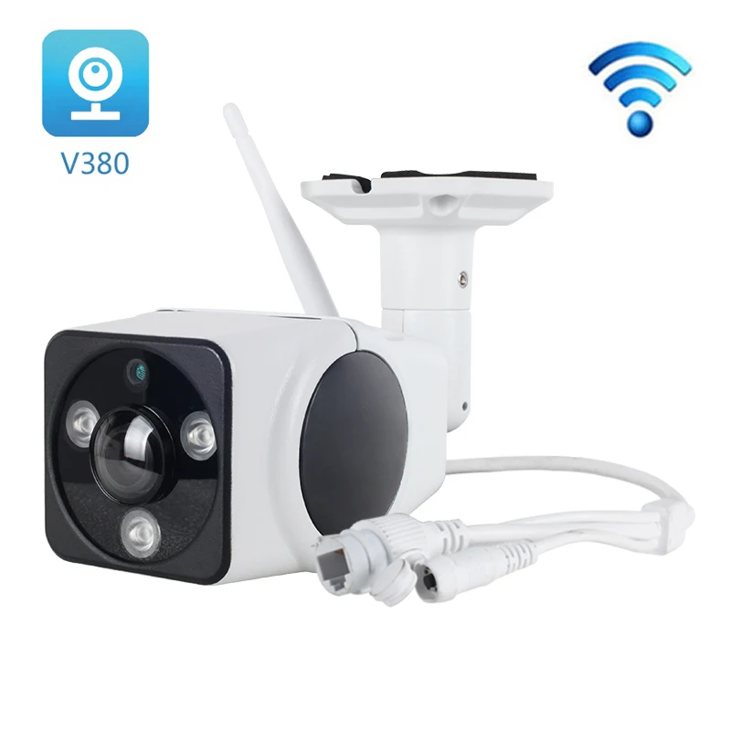 

Full HD 1080P PTZ Security Bullet IP Camera Wireless Outdoor WiFi Waterproof CCTV V380 Pro IP Camera 2MP With Microphone Speaker