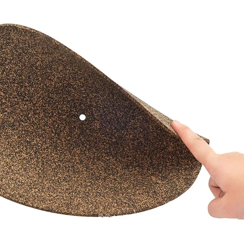 3MM Anti Static Cork and Rubber Turntable Platter Mat Slipmat Pad for LP Vinyl Record Accessories