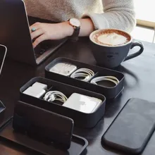 Apple Fan Accessoires Draadloze Opladen Opslag Plug Koptelefoon Oplaadkabel Bento Box Digitale Elektronische Product Opbergdoos