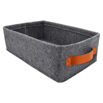 

1 Pc Large Folding Storage Basket Rectangular Container Simple Storage Box Holder for Home