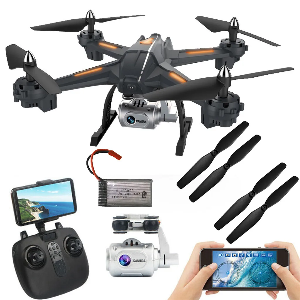 Новейший Радиоуправляемый Дрон Квадрокоптер с Global Drone S5 5,8G 1080P WiFi FPV камера RC Квадрокоптер Hot T830
