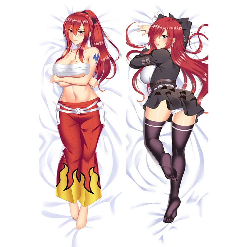 

Japanese Anime Manga Dakimakura FAIRY TAIL Erza Scarlet Hugging Body Pillow Case Tomioka Giyuu Female Otaku Costume Cover Gifts