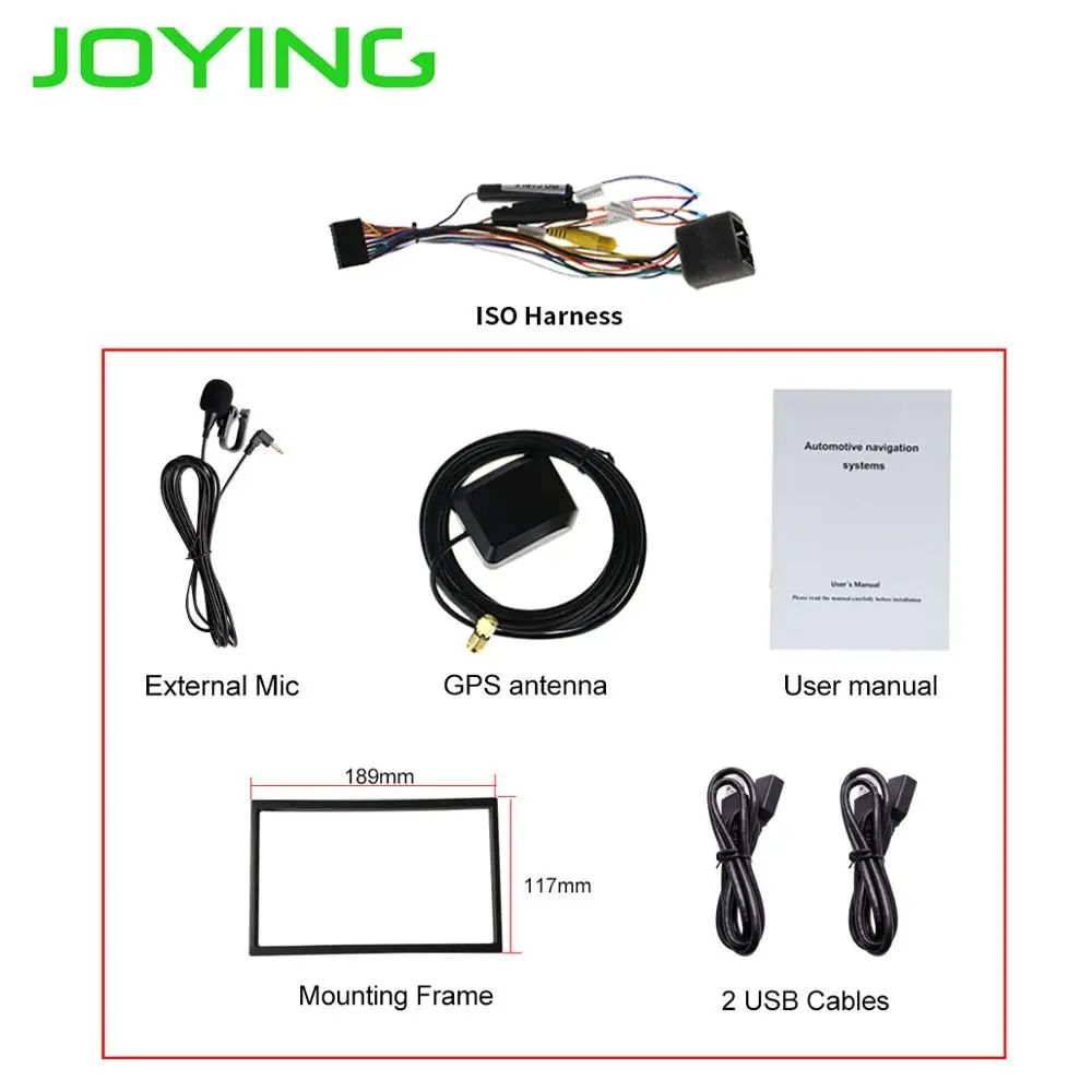 Perfect JOYING 7" Android 8.1 Car Radio Stereo Double 2 Din Universal Head Unit Multimedia NO DVD GPS Player Built In DSP Mirror Link 5