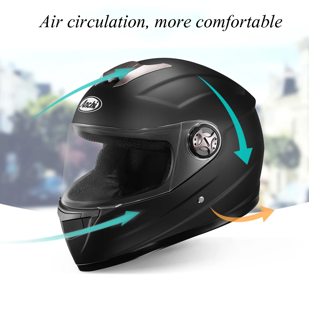 motorcycle armour 1PC 31x27CM Electric Motorcycle Helmets with High-definition Anti-fog Lenses Full Face Winter Warm Helmet for men and women biker eyewear