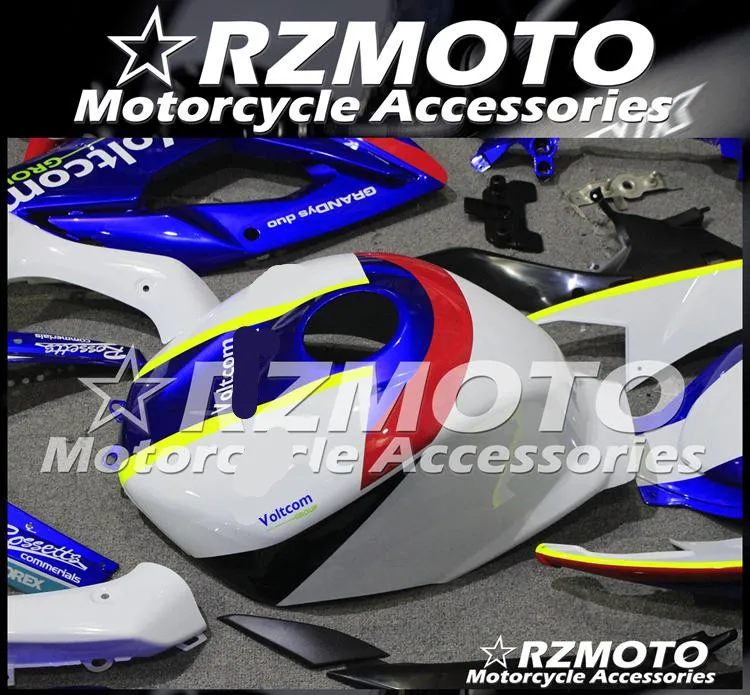 ABS мотоцикл обтекатель комплект для SUZUKI GSXR1000 K5 2005-06 год кузов литья под давлением Магазин № 1039
