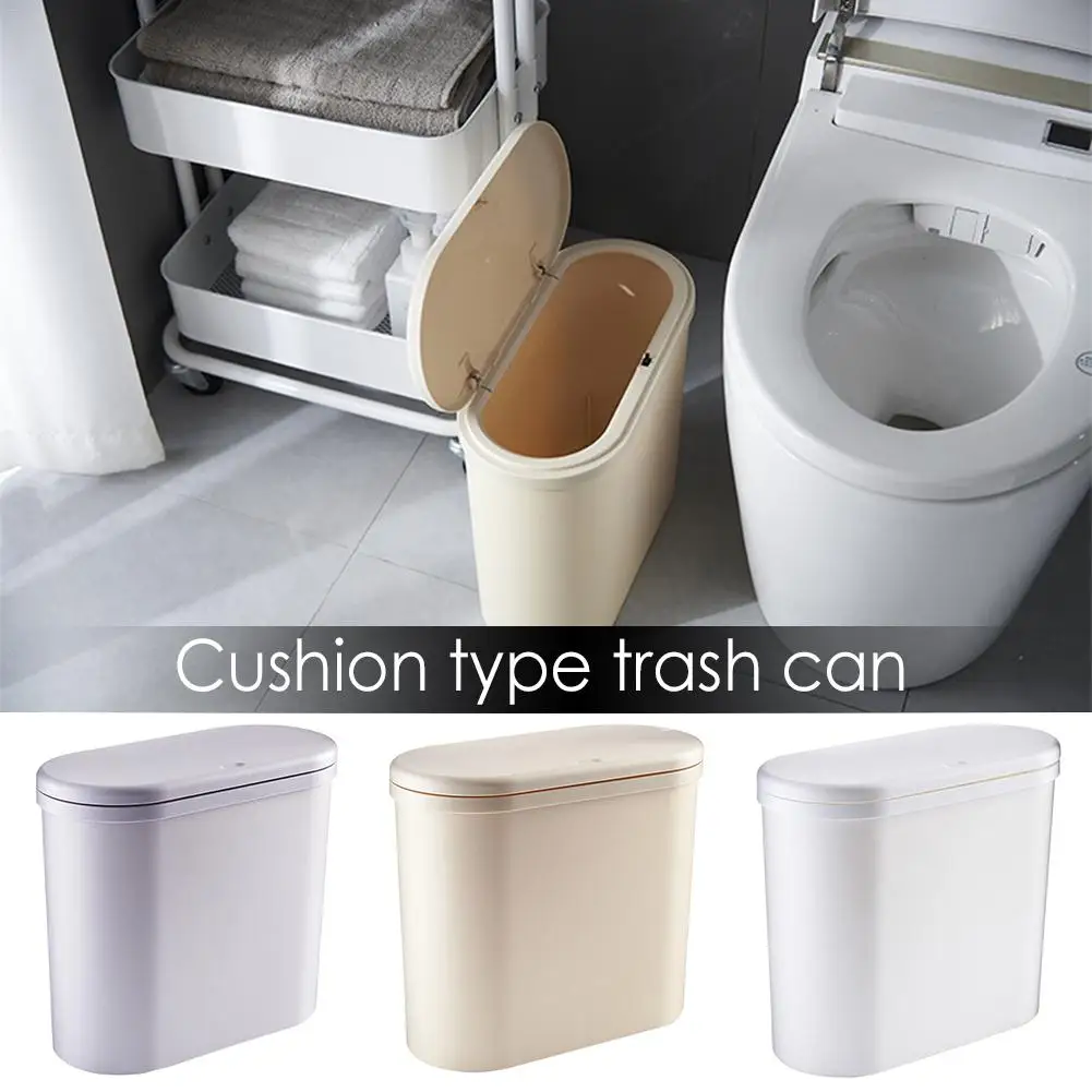 

Toilet Squeezed Trash Can Trash Can Garbage Collection Bin For Home Living Room Kitchen Office Toilet Paper Basket
