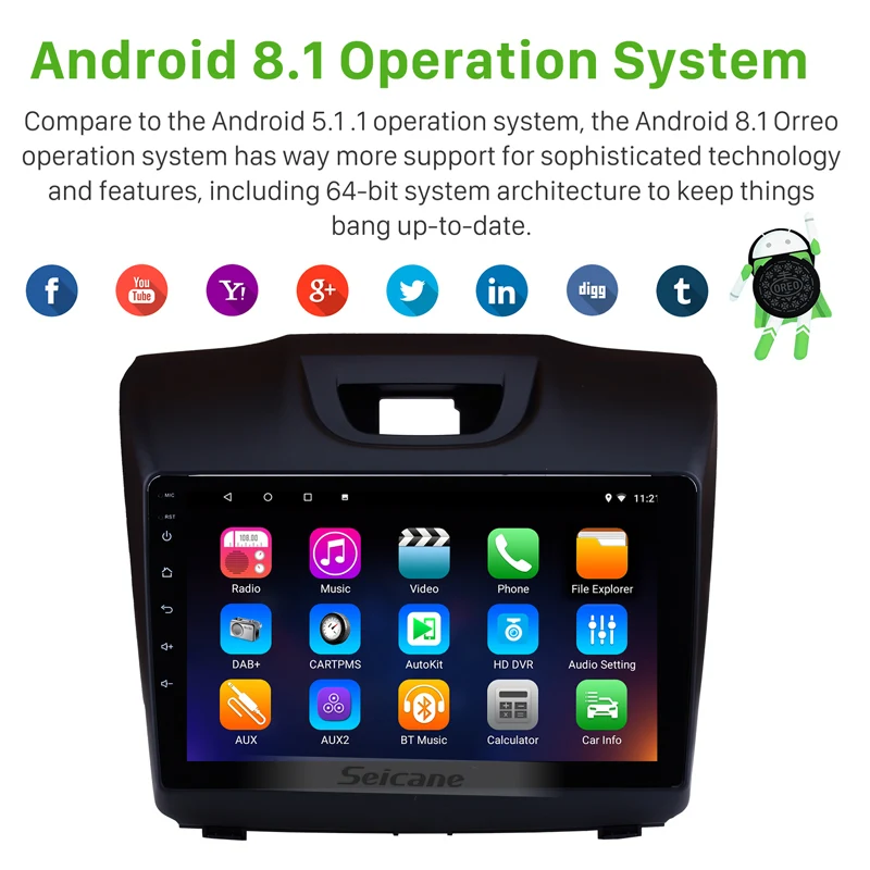 Top Seicane Android 9.0 9inch 1GB Car Radio For Chevy Chevrolet S10 2015 2016 2017 2018 ISUZU D-Max HD 1024*600 Multimedia Player 5 Top Seicane Android 9.0 9inch 1GB Car Radio For Chevy Chevrolet S10 2015 2016 2017 2018 ISUZU D-Max HD 1024*600 Multimedia Player 5