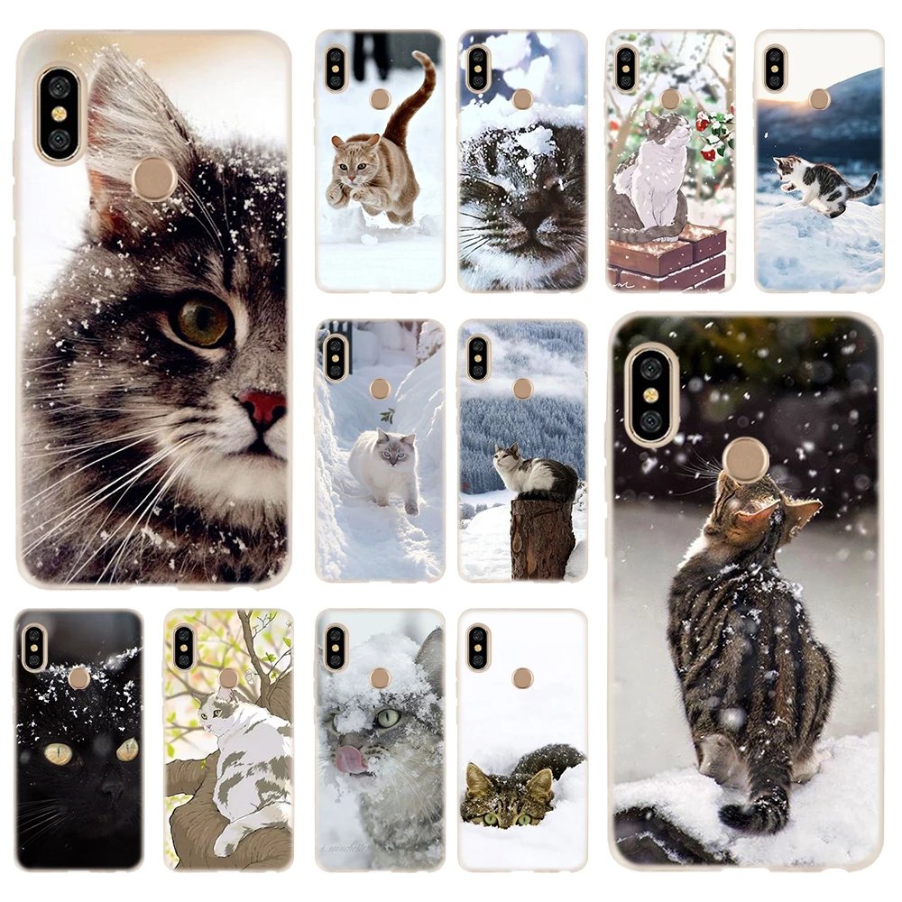 Мягкая термополиуретановая крышка чехол для Coque Xiaomi Redmi 4X 4A 6A 7a Y3 K20 5 Plus Note 8 iPhone 7 6