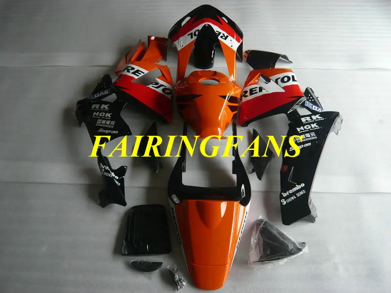 Инжекторный комплект для HONDA CBR600RR F5 03 04 CBR 600 RR CBR 600 RR CBR 600 2003 2004 REPSOL Обтекатели на кузов+ подарки HC58