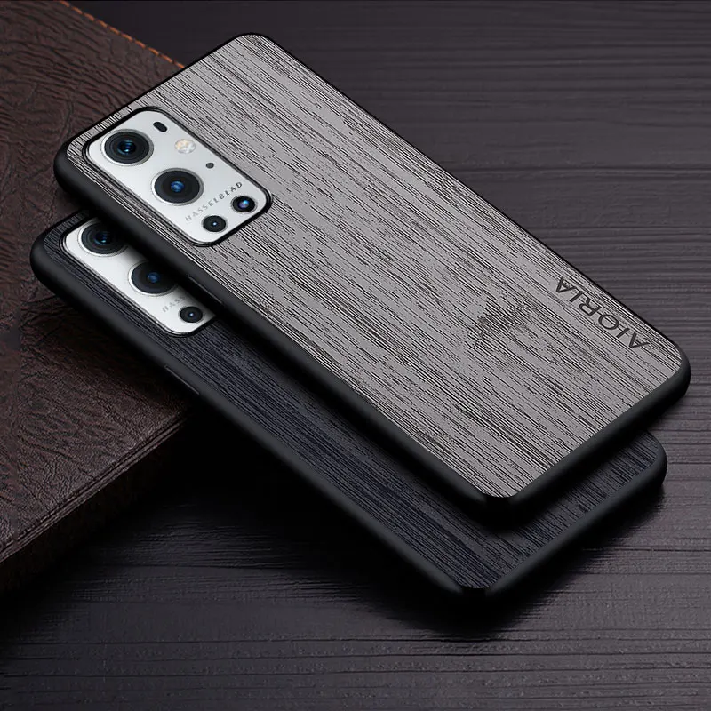 Custodia Per Oneplus 9 Pro 9R 9Rt 5G Funda Bamboo Wood Pattern Custodia In Pelle Per Telefono Coque Di Lusso Per Oneplus 9 Pro Custodia Capa