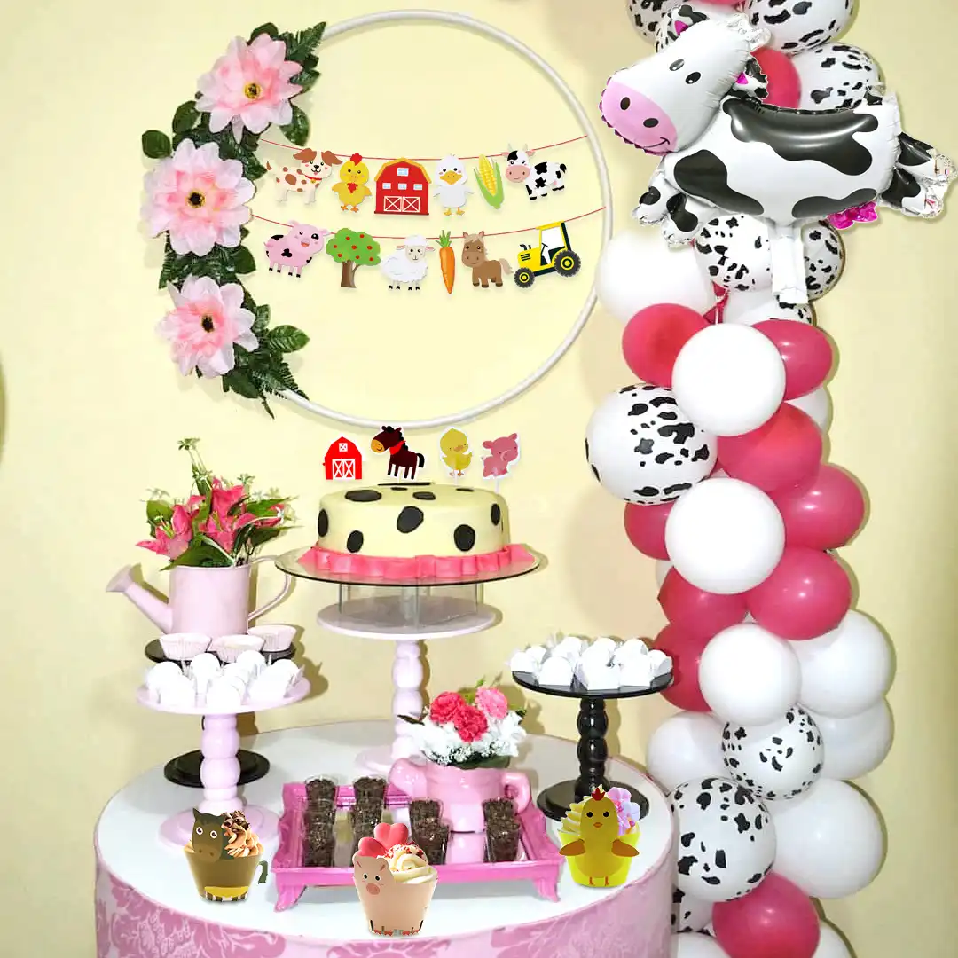 farm themed baby shower decorations