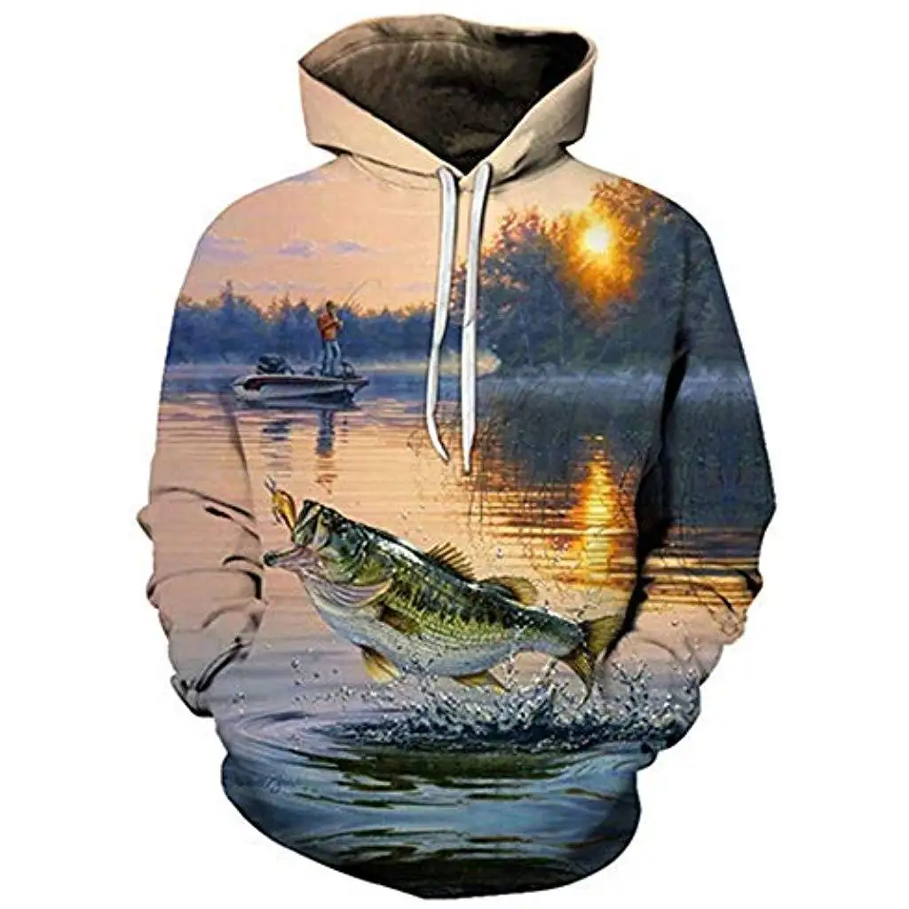 Bassland, новинка, шапка для рыбалки, свитер с 3D-принтом, одежда для рыбалки, сохраняющая тепло, одежда для рыбалки на открытом воздухе