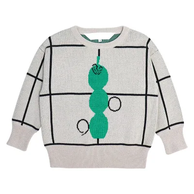 sweater Детская зимняя куртка коллекция года; Lim; Новинка; Брендовое осеннее бархатное пальто с рисунком для мальчиков и девочек плотная теплая верхняя одежда для маленьких детей; Модная одежда - Цвет: sweater