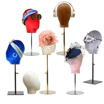 

Colorful Head Mannequin Fabric Head Model Customized Factory Direct Sell