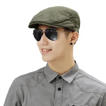

2021 NEW 55-59cm 60-63cm male Summer Plus Size Newsboy Caps Men Casual Ivy Hat Pure Cotton Flat Peaked Cap Women Big Size Beret