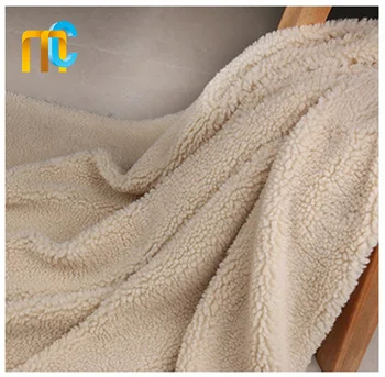 

50*150cm Lamb Velvet Fabric Super Soft Plush Fabric For Outwear / Toy / Pillow