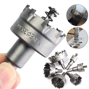 

6PCS Automotive Tools Hole Saw Tooth Drill Bit Set Cutter Tool For Metal Wood Alloy 22-65mm Extractor Terminal Removal Tool Kit