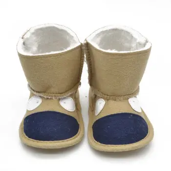 

Boy Winter Warm Baby Boots Newborn Infant Baby Girl Soft Sole Boots Crib Solid Shoes 2020