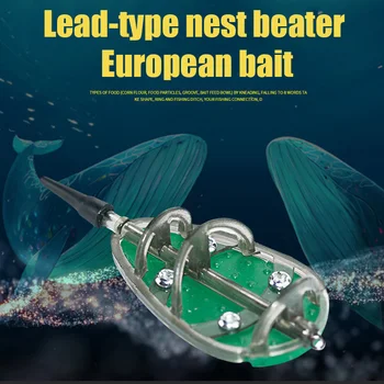 

3pcs/Set Inline Method Carp Fishing Feeders 30/40/50g Mould Set YA88