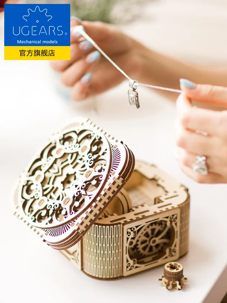 

Wood Ugljan Password Suitcase Ukraine Machinery Drive Model DIY Adult Unisex Have Toy Gift