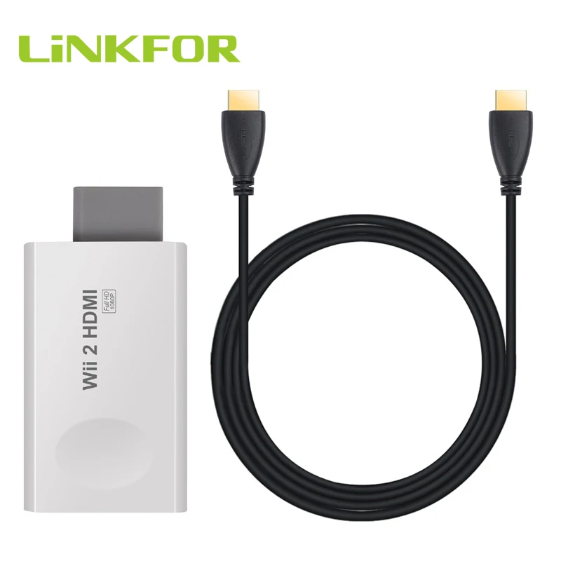Преобразователь LiNKFOR для Nintendo Wii в HDMI весы сигнала на 720p и 1080p видео