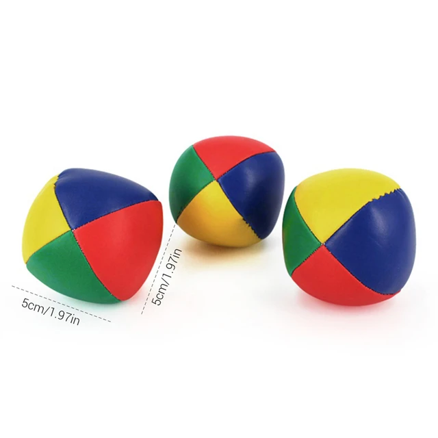 Children‘S Outdoor Sport Ball 3Pcs Juggling Balls Set Circus Balls With 4 Panel Design For Kids And Adults Outdoor Sport Toys 5