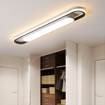 

Modern Led Ceiling Lights for Bedroom Study Room Balcony Corridor Led Ceiling Light White+black Surface Mounted Ceiling Lamp AC