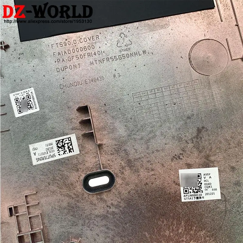 Original Escudo Base Inferior Capa Inferior d Capa para Lenovo Thinkpad T15 Gen1 Portátil 5cb0z69156 Novo - Imagem 2