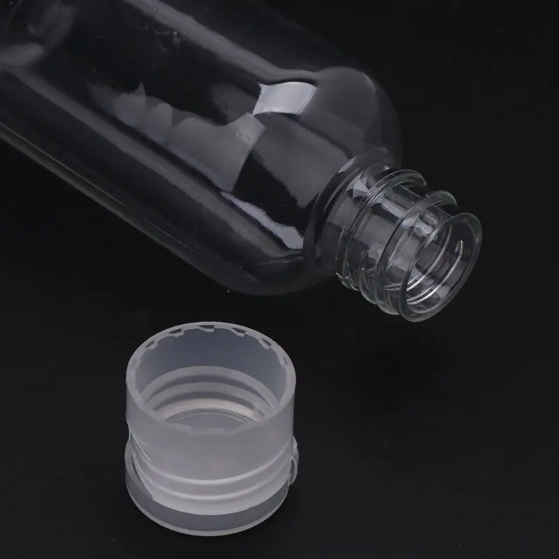 

100MlClear Flip Top Cap Refillable Bottle Transparent Small Simple Empty Bottles