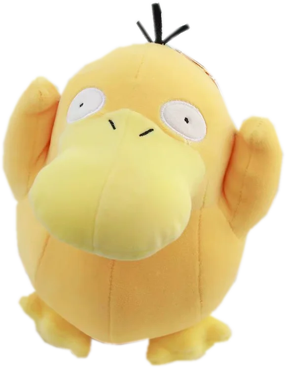Пикачу плюшевая мягкая Аниме кукла игрушка Jigglypuff Squirtle Mewtwo Charmander Gengar Psyduck игрушки подарок фильм для детей день рождения - Цвет: psyduck super soft