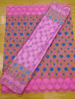 

African bazin riche fabric swiss voile lace african lace fabric bazin brode 2.5+2.5yards swiss lace fabric for dress