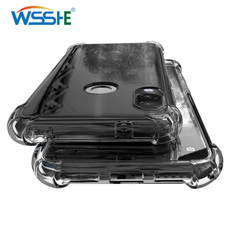 

Silicone Phone Case for Redmi Note 7 pro Note 7 8 6 5 4x S2 Transparent Anti-fall Case for Xiaomi Mi 9 9se 8 se 8lite Back Cover