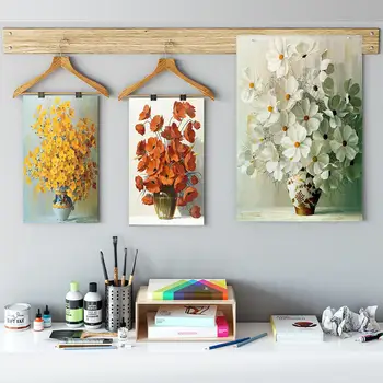 

Custom Poster A Potted Flower#w Canvas Wall Art Picture Set Posters Home Decor Prints Abstract Prints for Room20-0630-61