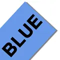 black on blue
