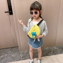 Детская поясная сумка, модная мультяшная поясная кукла "крокодил", Женская нагрудная сумка, Высококачественная водонепроницаемая сумка на пояс, нейлоновая сумка на плечо