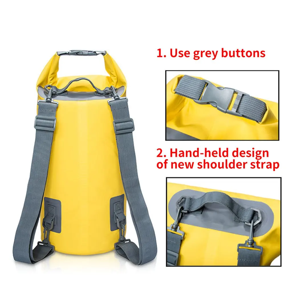 Открытый водонепроницаемый плавательный мешок плавать водостойкий рюкзак складное хранение дорожная сумка большая емкость для каноэ каяк рафтинг