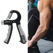 

Dropshipping!! R-Shape Adjustable Countable Hand Grip Strength Exercise Strengthener Gripper