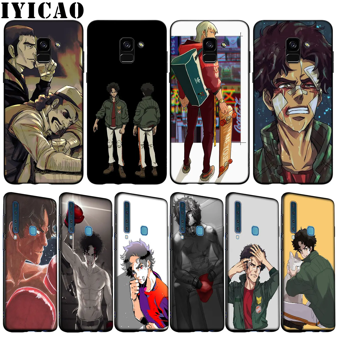 Мягкий чехол для телефона IYICAO MEGALO BOX Samsung Galaxy A51 A71 A81 A91 A41 A21 A11 A01 A2 Core J8 J7 J4 J6 Plus Prime 2018
