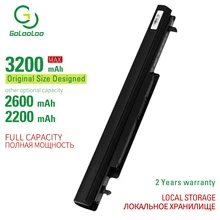 Golooloo 4 клетки Аккумулятор для ноутбука ASUS U48C U48CA U48CB U48CM U58C U58CA U58CB U58CM V550C V550CA V550CM VivoBook S550/S550C