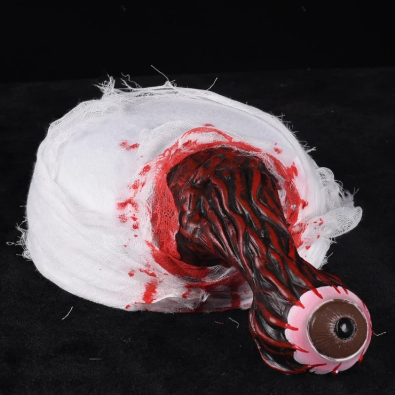 Хэллоуин ужас кровавая Легкая шляпа поврежденный зомби мозги для взрослых Косплей приколы Хэллоуин, привидения дом наряжаться в костюм