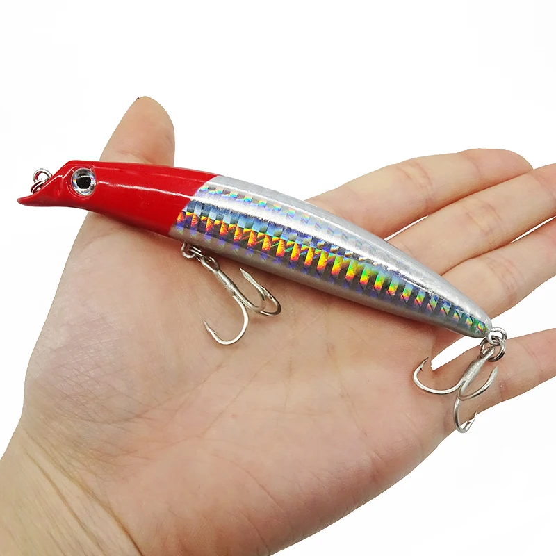 

AIOUTE Fishing Lure 1PC Laser Minnow 14g 12cm Wobbling Minnow Floating Lure Hard Bait Fishing Wobblers Crankbait Artifici