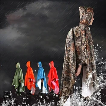 3 in 1 Multi-function Adult Unisex Waterproof Poncho 1