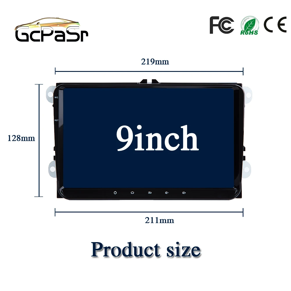IPS DSP GPS Android 10 Автомагнитола для Amarok Volksagen VW Passat B6 Skoda Octavia 2 Superb2 мультимедиа